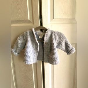 Baby Barefoot Dreams Blue Cozychic Cardigan | 0-6 months